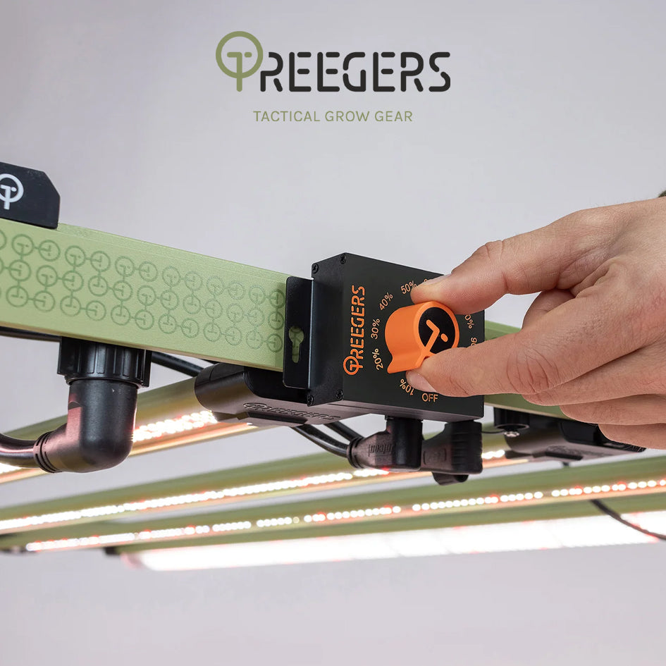 Treegers - Precise T Dimmer With 3M Cable | 0-10V | Control 50 LED Fixtures | Dimmer Cable/Connector IP67