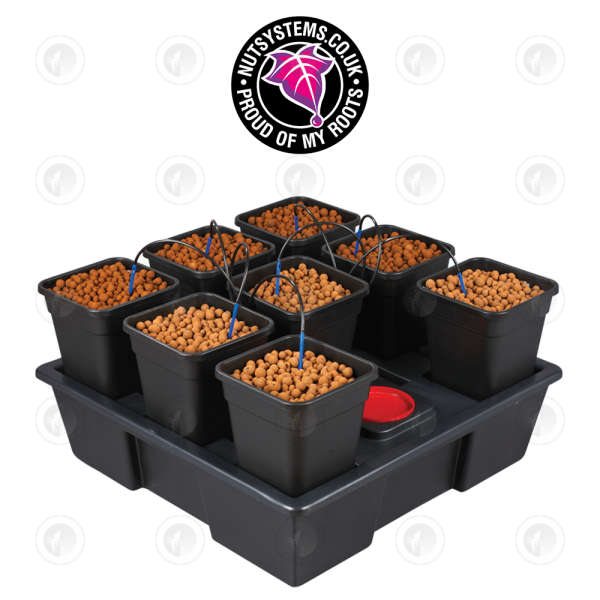 Nutriculture - Origin A.K.A Wilma | Dripper Recirculating Kit | XXL8 Wide - Extra Extra Large | 8 X 18L Pot | 150L Tank