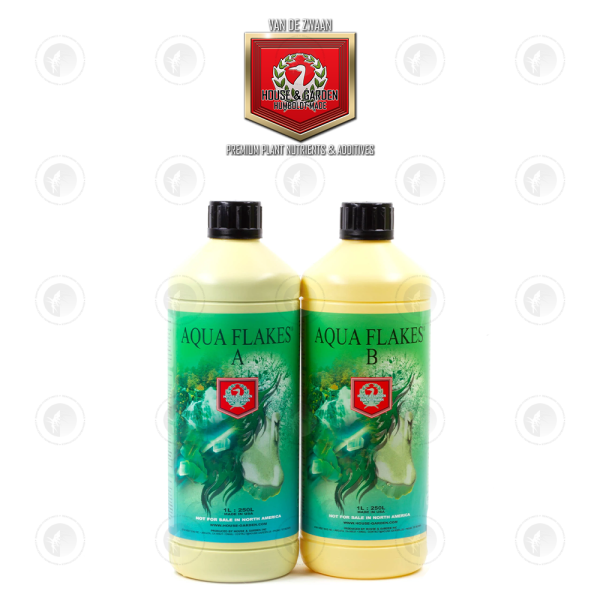 House & Garden - Aqua Flakes A&B Nutrient | 1L / 5L / 10L / 20L Set | Hydroponics