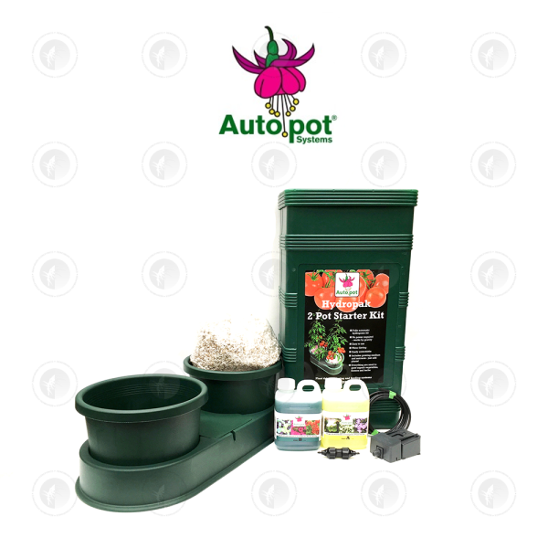 Autopot - Hydropak Double 10" Inch Module Starter Kit | 2 Pots Kit | Wicking System