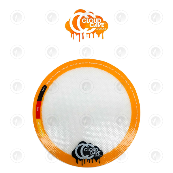 Cloud Cave - Silicone Dab Mat | 20CM Diameter | Round | Heat Resistant