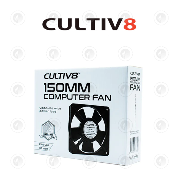 Cultiv8 - Computer Fan | 120MM (5")/150MM (6") | Ball Bearing