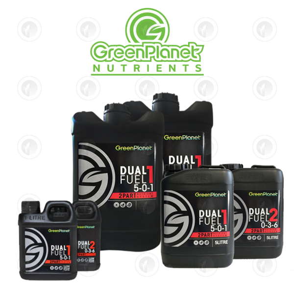 Green Planet - Dual Fuel Set | 1L / 5L / 20L | 2-Part Base Nutrient