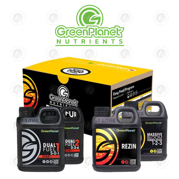 Green Planet - Dual Fuel Starter Kit | 1L | Base Nutrient + Massive + Rezin