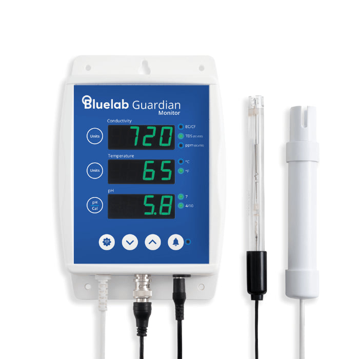 Bluelab - Guardian Monitor WIFI | Measures EC PPM TDS CF PH Temp | AC Powered