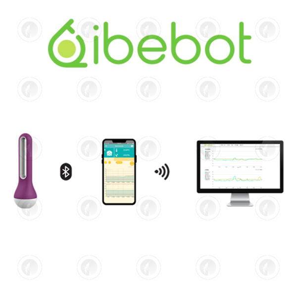 iBebot - Air Comfort | Temperature & Humidity Sensor | Wireless Monitor & Record | Phone Linkable