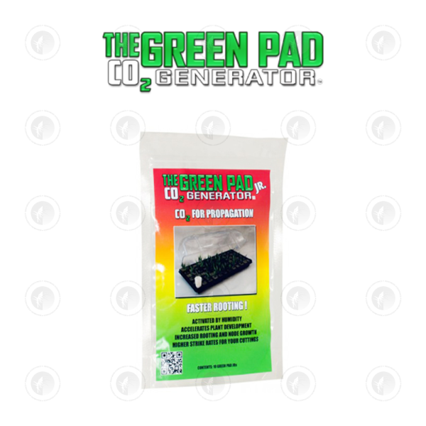 The Green Pad - CO2 Generator | Junior | 10PK | For Clone Propagation Box