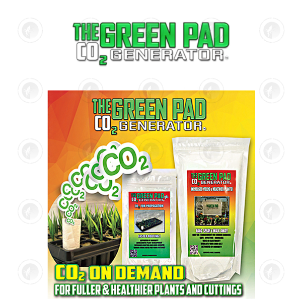 The Green Pad - CO2 Generator | Junior | 10PK | For Clone Propagation Box