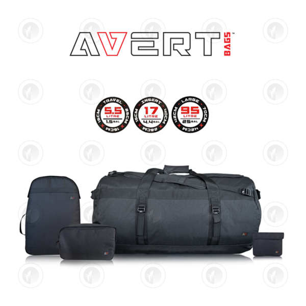 Avert - Large Duffle Bag | 95L | Water & Smell Resistance | Activated Carbon Lining