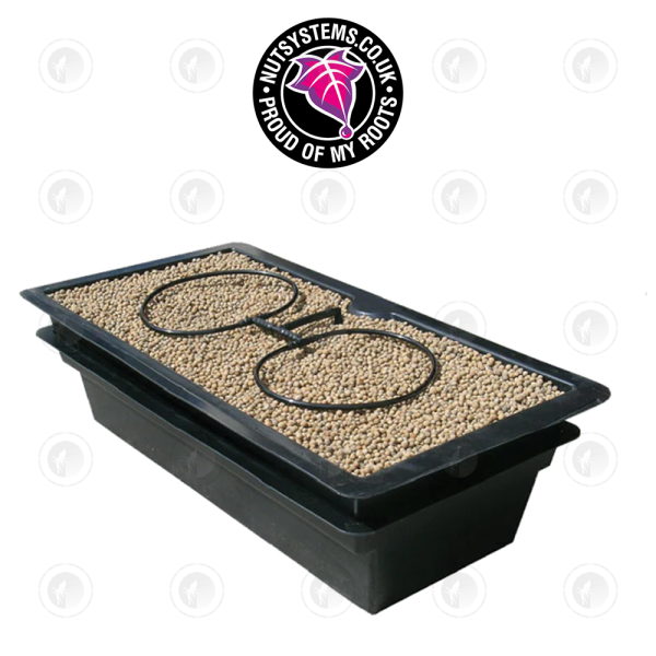 Nutriculture - Flo-Gro 510 | Double | 102 .5 x 52 x 30CM | 45L Tank | Top Feed Recirculating System