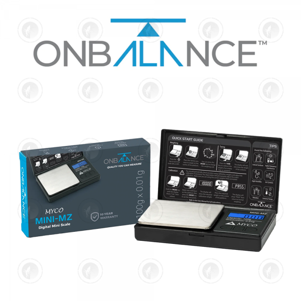 On Balance - Scales | Myco Mini-MZ | 100g X 0.01g | 10 Year Warranty