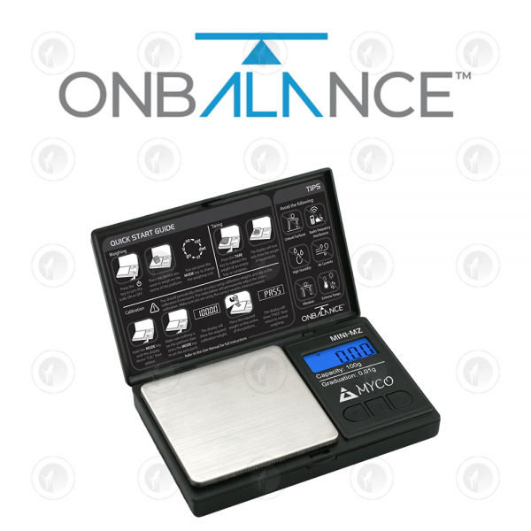 On Balance - Scales | Myco Mini-MZ | 100g X 0.01g | 10 Year Warranty