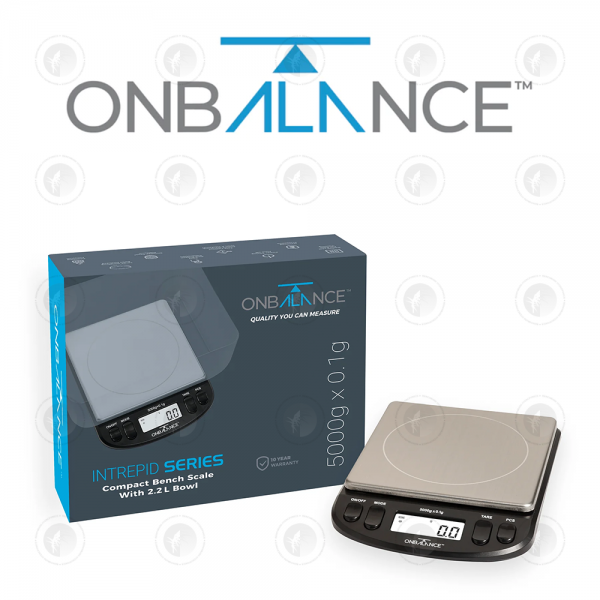 On Balance - Scales | Intrepid Series | With 2.2L Weighing Bowl | 5000g X 0.1g | 10 Year Warranty
