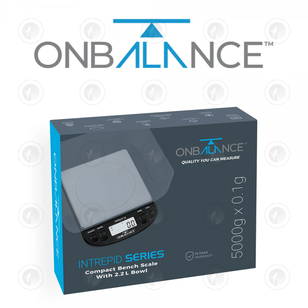 On Balance - Scales | Intrepid Series | With 2.2L Weighing Bowl | 5000g X 0.1g | 10 Year Warranty