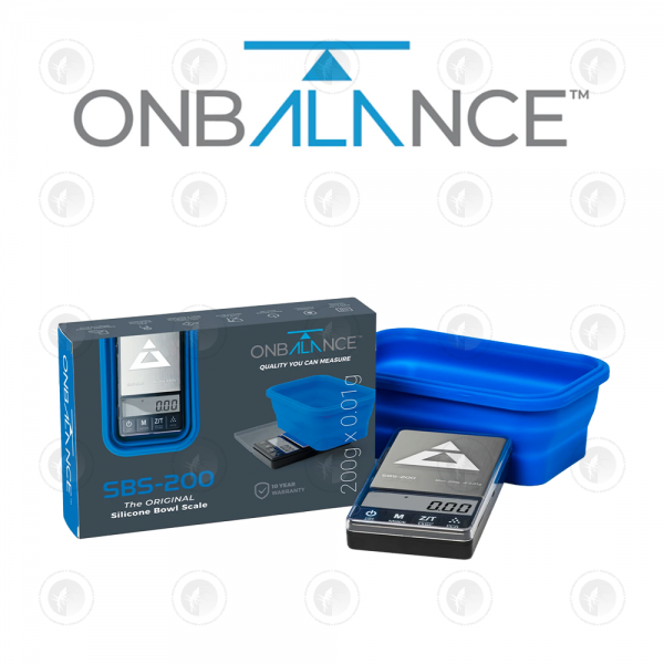 On Balance - Scales | SBS-200 | With Silicone Weighing Bowl | 200g X 0.01g | 10 Year Warranty