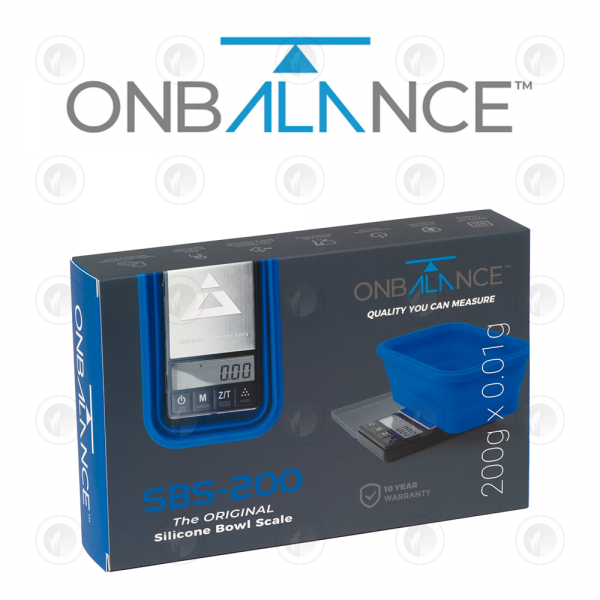 On Balance - Scales | SBS-200 | With Silicone Weighing Bowl | 200g X 0.01g | 10 Year Warranty