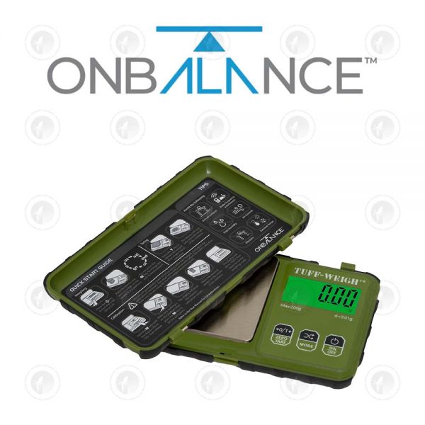 On Balance - Scales | Tuff 200 Green| 200g X 0.01g | 10 Year Warranty