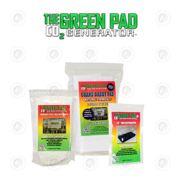 The Green Pad - CO2 Generator | Original | 5 Pack | For Grow Tent Room