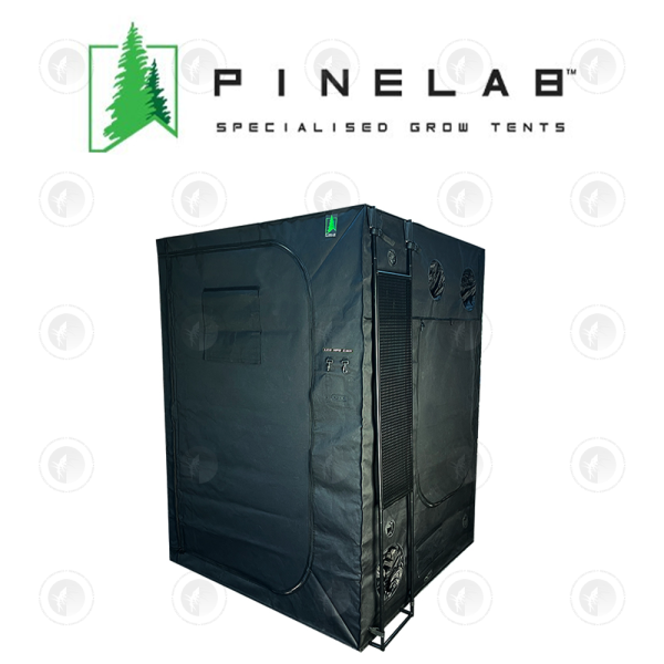 Pinelab - Specialised Grow Tent | 1.5M x 1.5M x 2.13M High (5FT x 5FT) | With CFM Kit & Gear Board