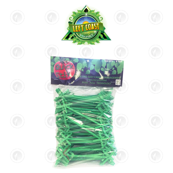 Left Coast - Quick Stix | 6" / 150MM 10 Pack | Plant Branch Training