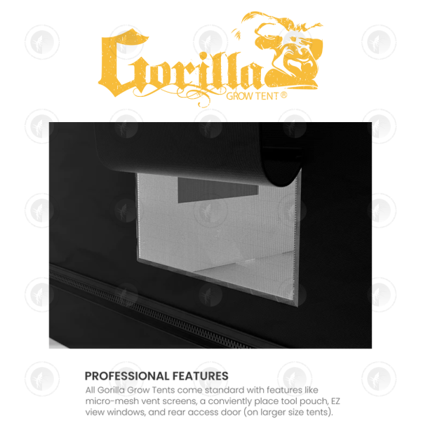 Gorilla - Grow Tent | GGT33 | 3X3FT / 91CM X 91CM X (213CM - 244CM)
