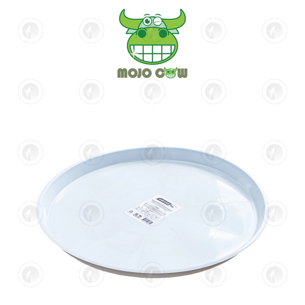 Mojo Cow - Durable Saucer | White | Shatter Resistant | 500MM/580MM/630MM