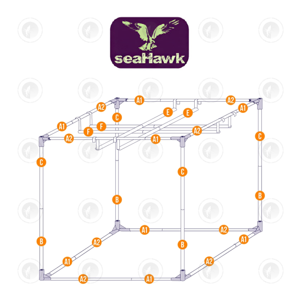 SeaHawk - Smart Indoor Grow Tent | 145CM x 145CM x 200CM or 230CM