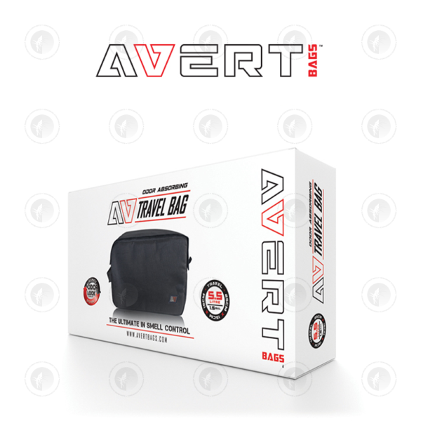 Avert - Travel Bag | 5.5L | 25CM x 15CM x 15CM | Activated Carbon Lining