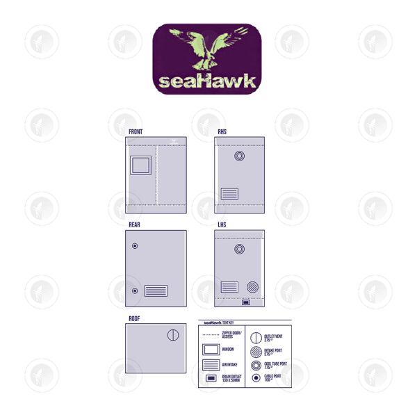 Sea Hawk Smart Indoor Grow Tent - 145CM x 80CM x 200CM or 230CM