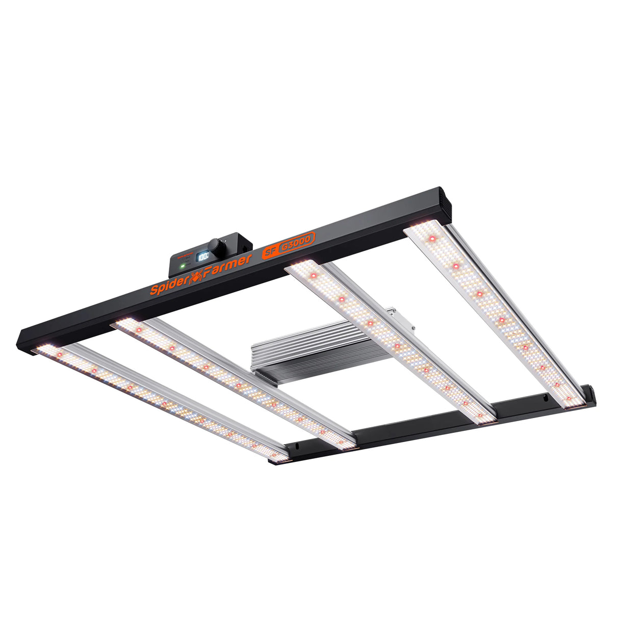 Spider Farmer - G3000 | 300W | WiFi & Bluetooth App-Controlled | Dimmable | Full Spectrum LED Grow Light for 3’x3′ (90 x 90cm) | 2025