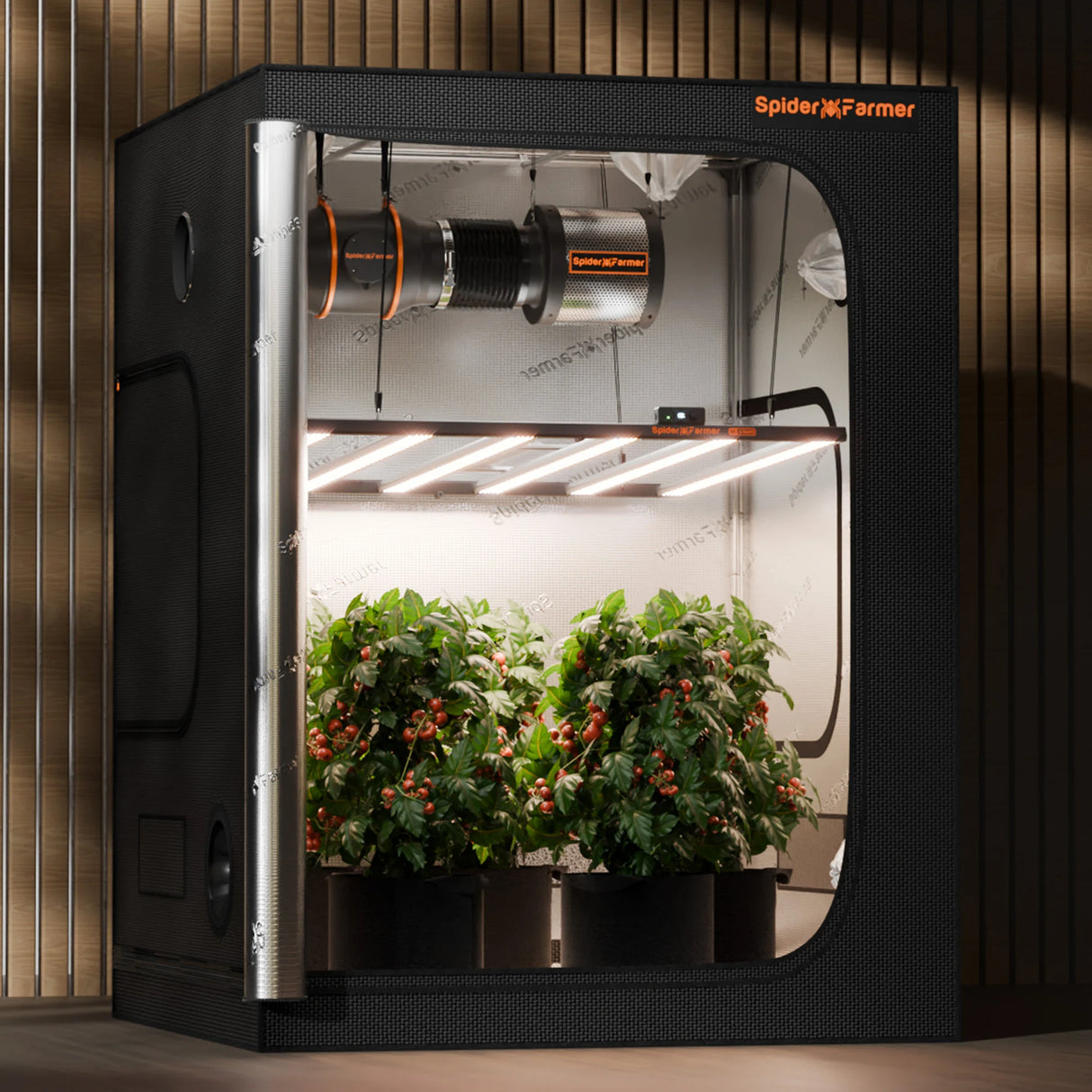Spider Farmer - G8600 | 800W | WiFi & Bluetooth App-Controlled | Dimmable | Full Spectrum | CO2 Commercial LED Grow Light for 5X5 (150 x 150 cm)
