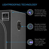 AC Infinity- Cloudlab 733 | Advance Grow Tent | 90x90x180CM | 2000D Diamond Mylar Canvas
