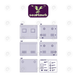 Sea Hawk Smart Indoor Grow Tent - 240CM x 240CM x 200CM or 230CM | Comes In 2 Boxes