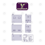 Sea Hawk Smart Indoor Grow Tent - 240CM x 120CM x 200CM or 230CM