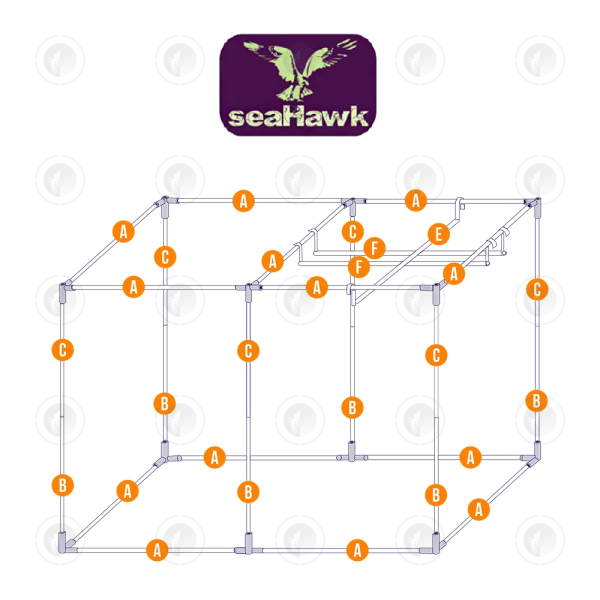 Sea Hawk Smart Indoor Grow Tent - 240CM x 120CM x 200CM or 230CM