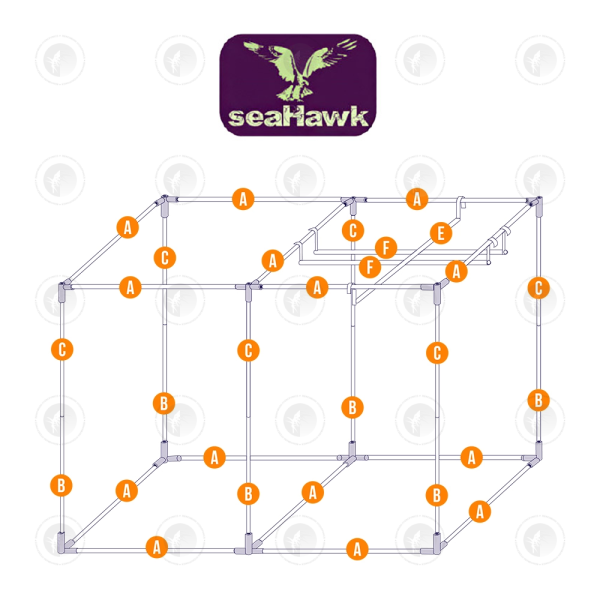 Sea Hawk Smart Indoor Grow Tent - 290CM x 145CM x 200CM