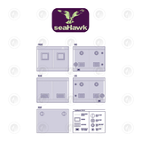 Sea Hawk Smart Indoor Grow Tent - 290CM x 290CM x 200CM | Comes In 2 Boxes