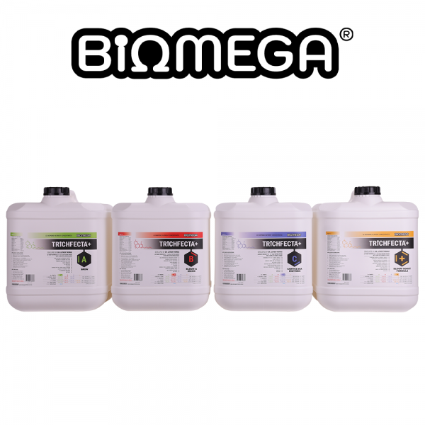 BiOMEGA®: TRiCHFECTA+® - Complete Set - Bioponic Nutrient Concentrates | pH Ready | Highly Organic | Pure & Clean