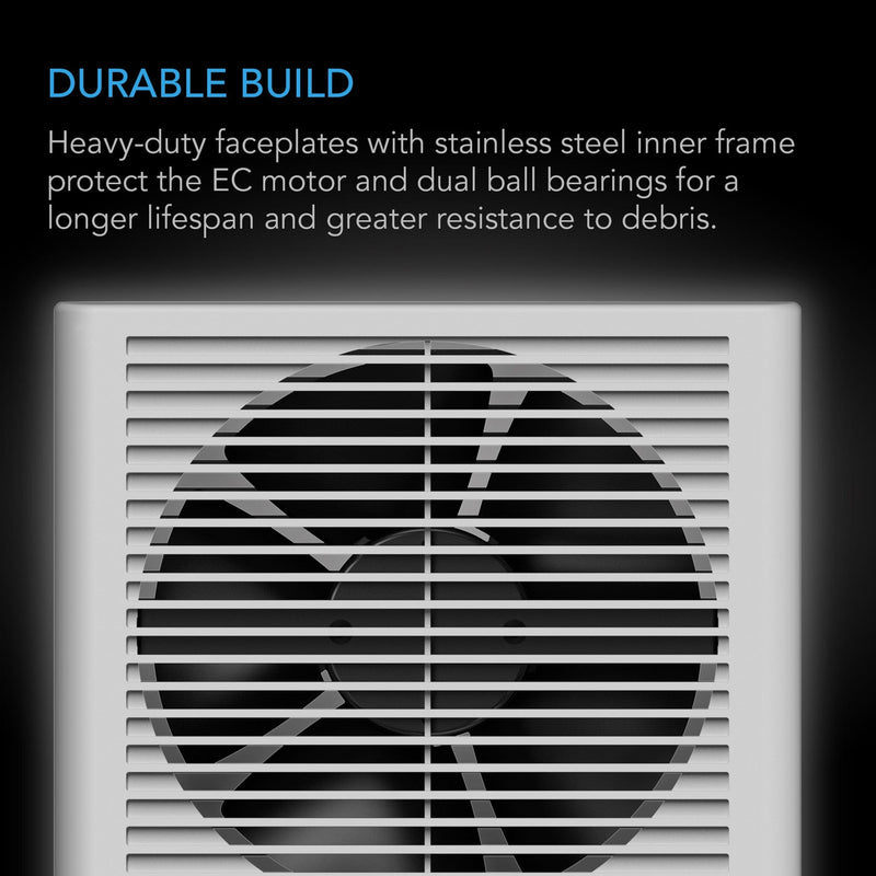 AC Infinity- Room To Room Fan | Two-Way Airflow | Temperature Controller | 8 Inch / 200 mm