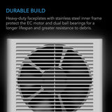 AC Infinity- Room To Room Fan | Two-Way Airflow | Temperature Controller | 8 Inch / 200 mm
