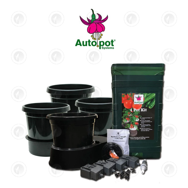 Autopot Hydrotray 12" Inch Module | 4 Pots Kit | Wicking System