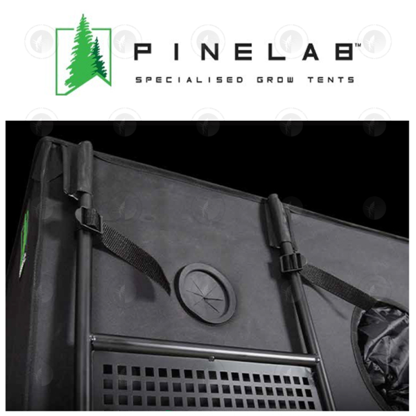 Pinelab Specialised Grow Tent - 1.2M x 1.2M x 2.13M High (4FT x 4FT) | With CFM Kit & Gear Board