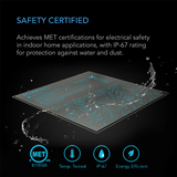 AC Infinity- Suncore H3 | Seedling Heat Mat With Heat Controller | IP-67 Waterproof | 25.4 x 52.70 CM