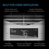 AC Infinity- Room To Room Fan | Two-Way Airflow | Temperature Controller | 8 Inch / 200 mm
