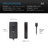 AC Infinity- CO2 + Light Sensor for Controller AI+ | CO2 Data Tracking | Optimised FAE | Day and Night Scheduling