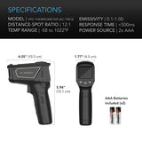 AC Infinity- VPD Thermometer | Handheld Environmental Monitor | Captures Leaf VPD & Temperature