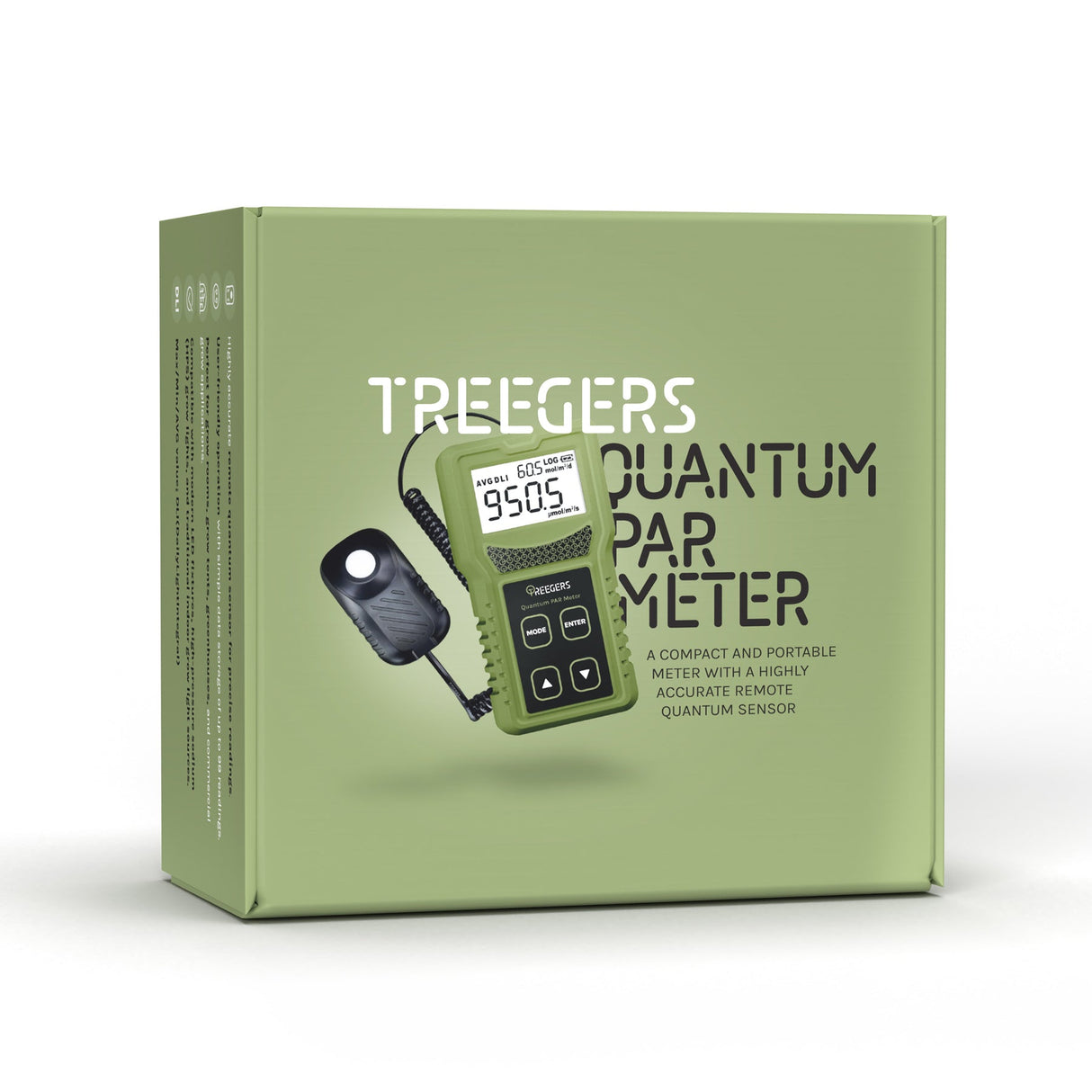 Treegers - Quantum PAR Meter | PPFD Range: 400 TO 700NM | Remote Quantum Sensor For Precise Readings