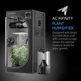 AC Infinity- Cloudforge T3 V2 | Environmental Plant Humidifier | 4.5L | Smart controls With Targeted Vaporising