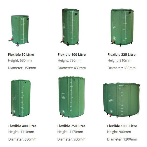 Aqua Tank | Flexible Water Tanks | 50L / 100L / 225L / 400L / 750L