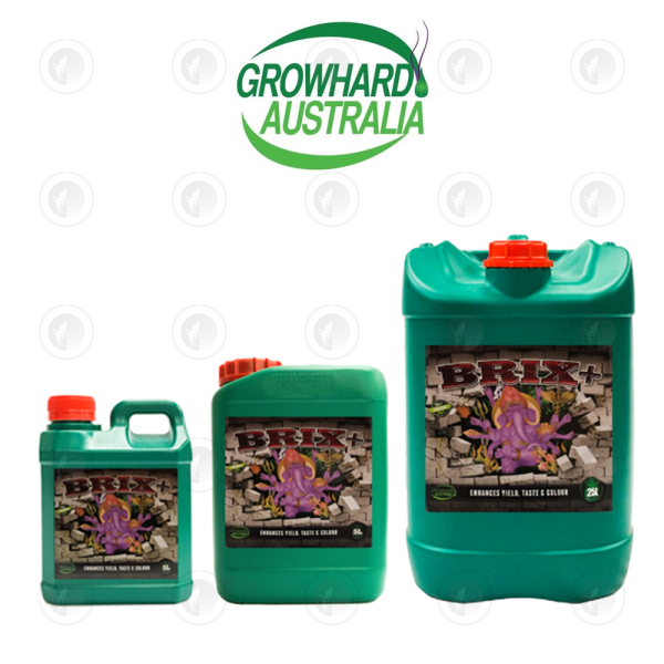 GrowHard Australia Brix+ - 1L / 5L / 25L | Flowering Stimulator | Increase Yield